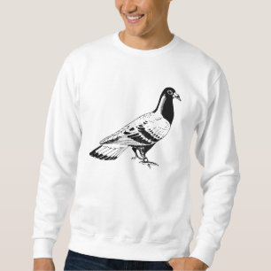 Brieftaube-Illustration Sweatshirt