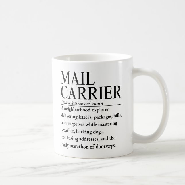 Briefträger Kaffeetasse (Rechts)