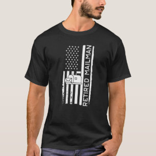 Briefträger Retro Vintage Postmitarbeiter USA US F T-Shirt