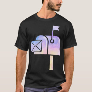 Briefträger Wasserfarbe Post Postdienst T-Shirt