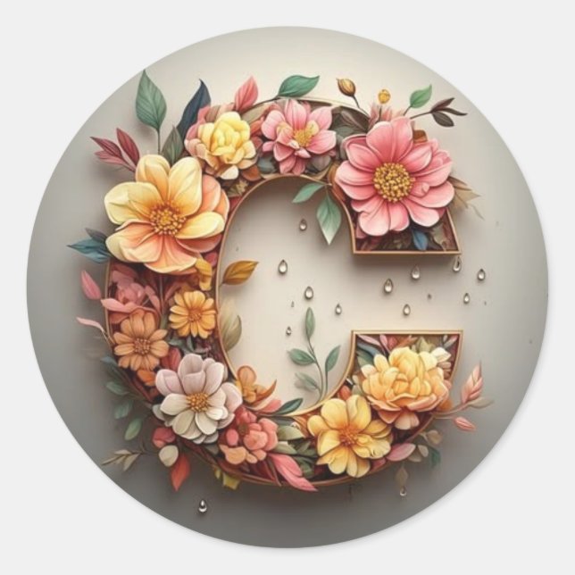 Briefumschlag C Runder Aufkleber (Vorderseite)