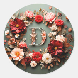 Briefumschlag D Runder Aufkleber