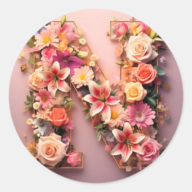 Briefumschlag N Runder Aufkleber (Vorderseite)