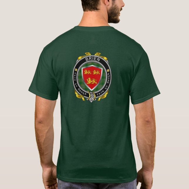 Brien/Bryan Irish Shield T - Shirt (Rückseite)