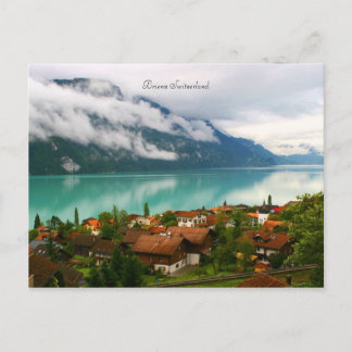 Brienz Schweiz & Brienzersee Postkarte