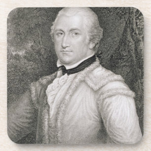 Brigadegeneral-Daniel Morgan (1736-1802) engrav Untersetzer