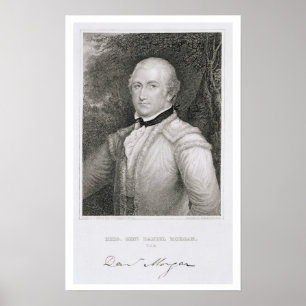 Brigadegeneral Daniel Morgan (1736-1802) Grav Poster