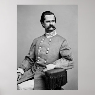 Brigadegeneral Richard L.T. Beale, C.S.A. 1860er Poster