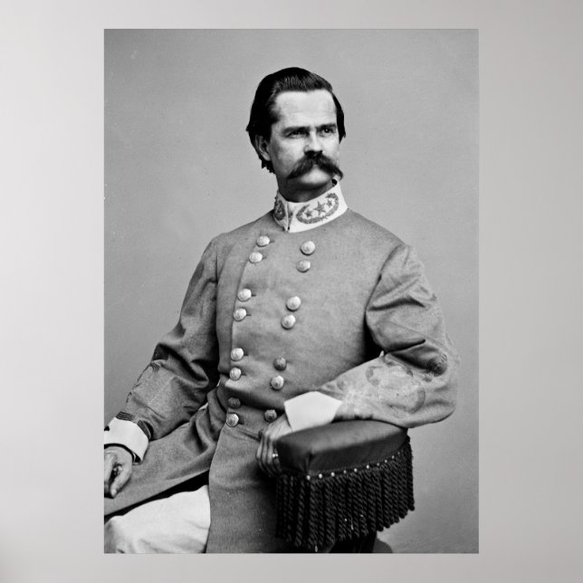 Brigadegeneral Richard L.T. Beale, C.S.A. 1860er Poster (Vorne)