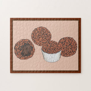 Brigadeiros Brazilian Chocolate Truffles Dessert Puzzle