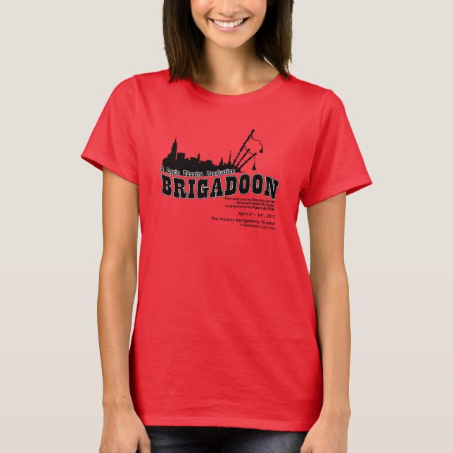 Brigadoon Form-Damen-T - Shirt (Vorderseite)