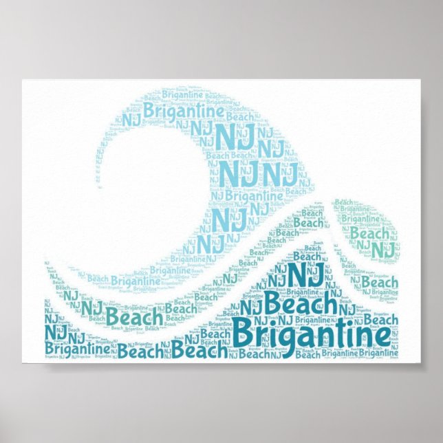 Brigantin, originales NJ-Poster Poster (Vorne)