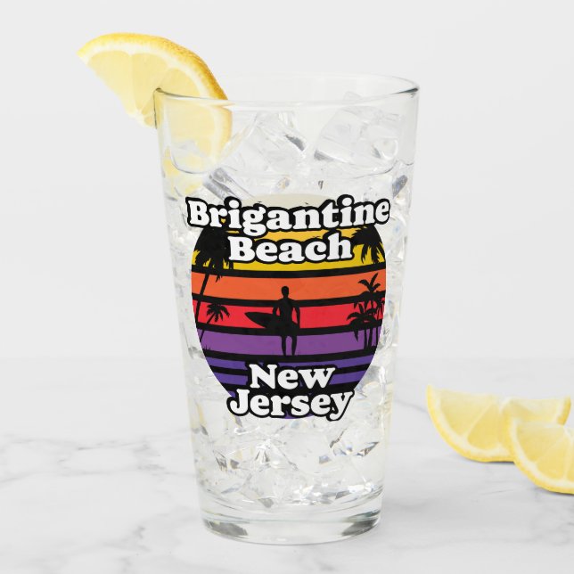 Brigantine Beach, New Jersey Glas (Vorderseite Ice)