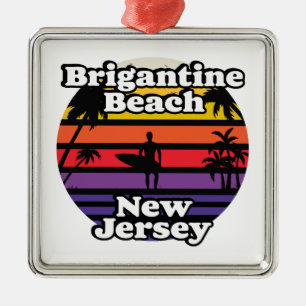 Brigantine Beach, New Jersey Ornament Aus Metall