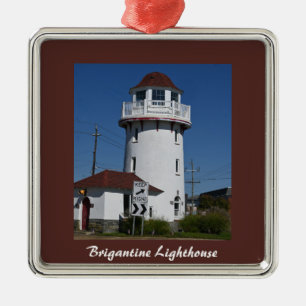 Brigantine Leuchtturm Foto Ornament Aus Metall