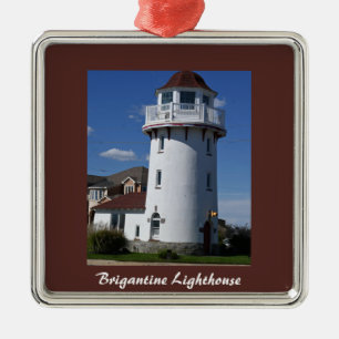 Brigantine Leuchtturm Foto Schmuck Ornament Aus Metall