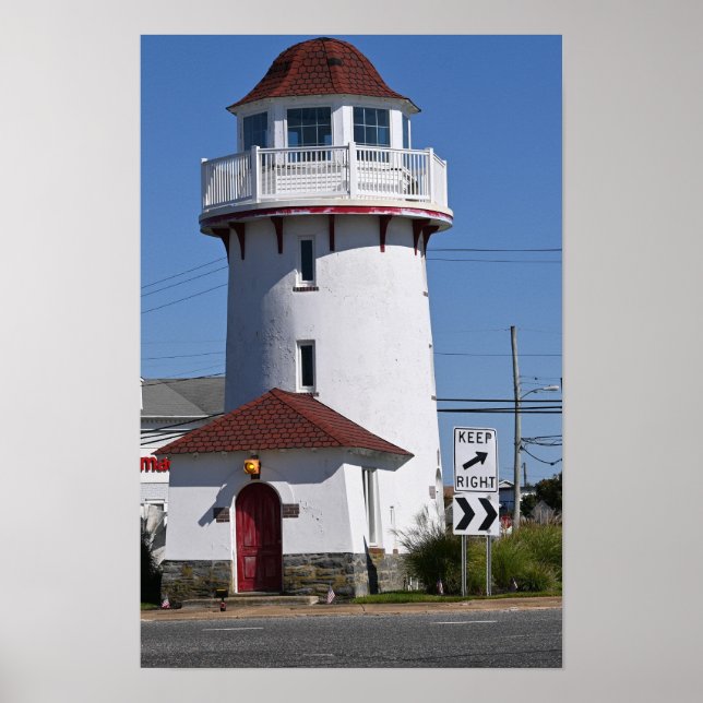 Brigantine Lighthouse Foto Poster (Vorne)