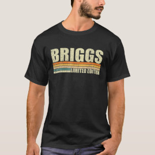Briggs Gift Name Personalisiert Funny Retro Vintag T-Shirt