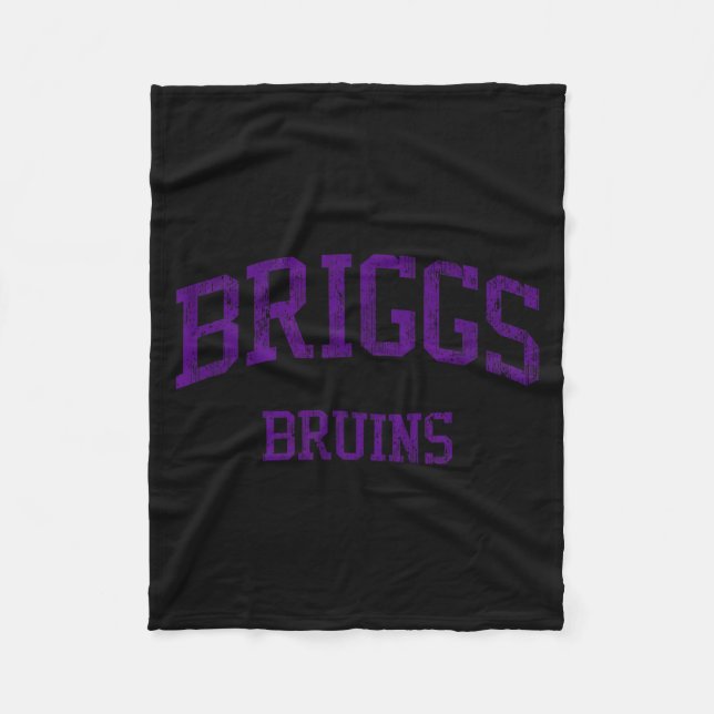 Briggs High School Hs Columbus Grafikdesign Fleecedecke (Vorderseite)