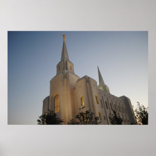 Brigham City Utah Tempel #1 LDS Wall Art Poster
