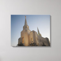 Brigham City Utah Temple #1 LDS Wall Art Leinwand