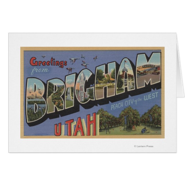 Brigham, UtahLarge Letter ScenesBrigham, ABER (Vorderseite (Horizontal))