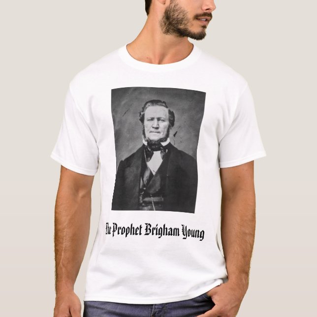 Brigham Young, der Prophet Brigham Young T-Shirt (Vorderseite)