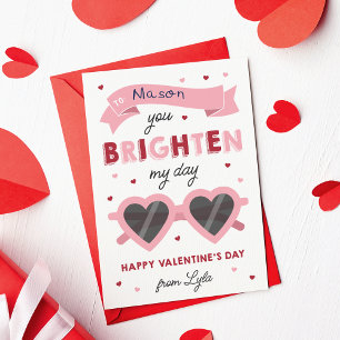 Brighed My Day Kids Classroom Valentinstag Card Einladung