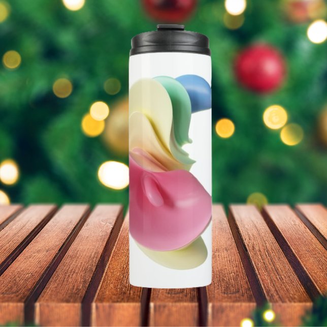 Brighed Your Day: Fresh Color Thermal Tumbler Thermosbecher (Von Creator hochgeladen)