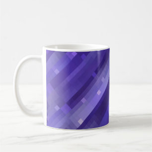 Bright abstract mosaic violet background with glos kaffeetasse
