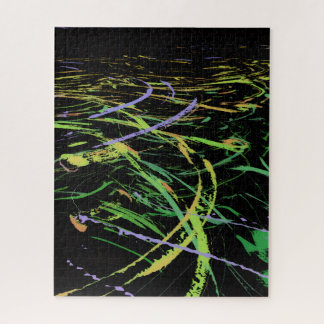 Bright Abstract Waves Puzzle