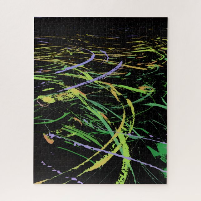 Bright Abstract Waves Puzzle (Vertikal)