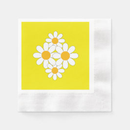 Bright and Bold Daisy Serviette