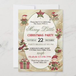 Bright and Colorful Christmas Party Invitation Einladung