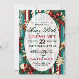 Bright and Colorful Christmas Party Invitation Einladung