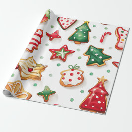 Bright and Joyful Holiday Cookies Geschenkpapier