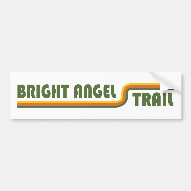 Bright Angel Trail Grand Canyon Autoaufkleber (Vorne)
