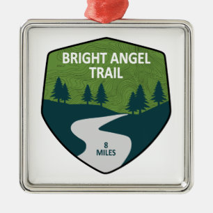 Bright Angel Trail Grand Canyon Ornament Aus Metall