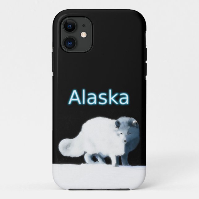 Bright Arctic Fox Case-Mate iPhone Hülle (Rückseite)