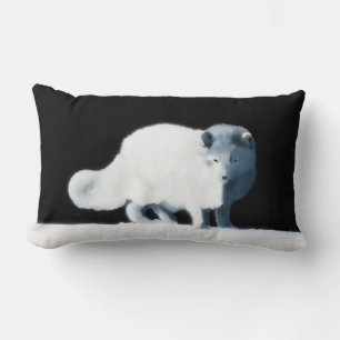Bright Arctic Fox Lendenkissen