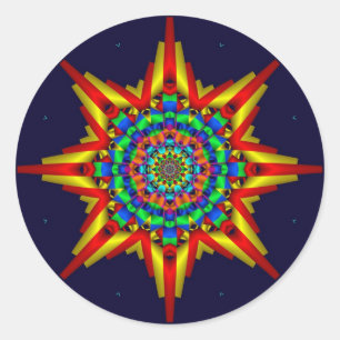 Bright Artistic Star Sticker