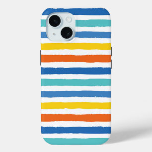 Bright Beachy Strip Muster Case-Mate iPhone Hülle