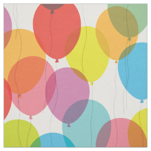 Bright Birthday Balloons Stoff