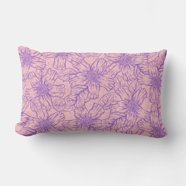 Bright Bloom Accent Pillow Lendenkissen (Vorderseite)