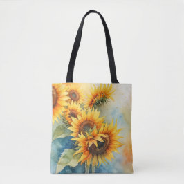 Bright Blooms Sunflower Tote Tasche