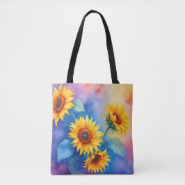 Bright Blooms Sunflower Tote Tasche