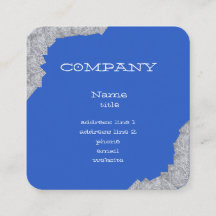 Bright Blue Abstrakt Business Cards