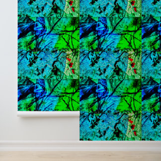 Bright blue texture Wallpaper,Dazzling fresh blue  Tapete