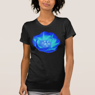 Bright Blue Tulip Ladys T Shirt