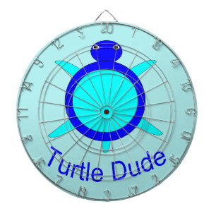 Bright Blue Turtle Typ Dart Board Dartscheibe